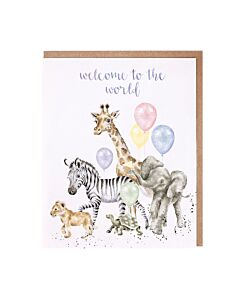 Wrendale Designs "Hoppy Birthday" Hare Birthday Card
